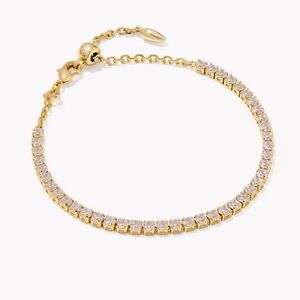 kendra scott renee gold tennis bracelet
